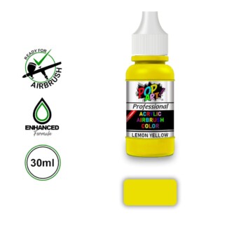 Airbrush Paint LEMON YELLOW