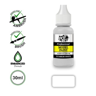 Model Paint TITANIUM WHITE Acrylic Color