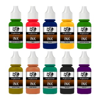 Acrylic ink set Egypt 10 colors