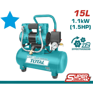 Air Compressor Silent and Oil Free 15 L TOTAL