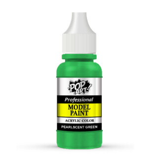 POP ART Pearl Green metallic acrylic model paint for miniatures