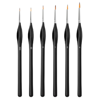 FINE DETAILS BRUSH SET OF 6 SIZES