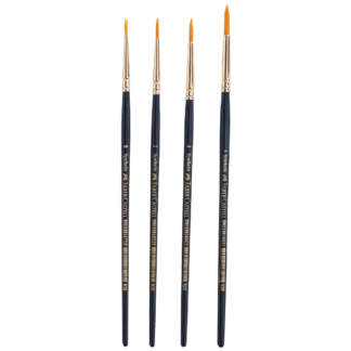 Faber-Castell Synthetic Hair set of 4 Round Brushes