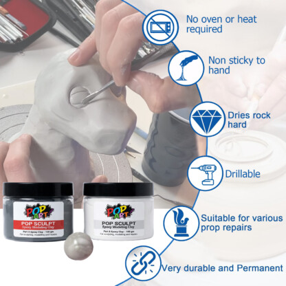 PopSculpt epoxy clay for miniatures and resin art