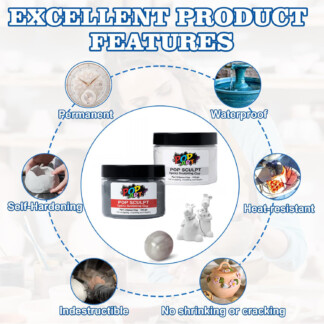 How to use PopSculpt epoxy sculpting clay mixing steps