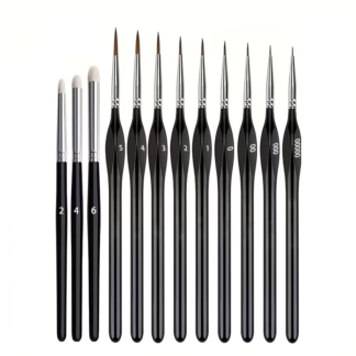 Miniature Paint Brushes Set