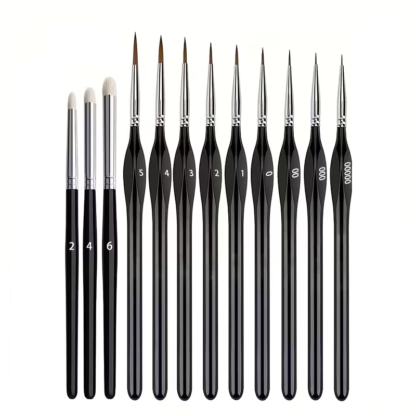 Miniature Paint Brushes Set
