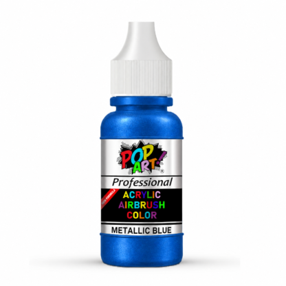 Metallic Blue Acrylic Airbrush Paint