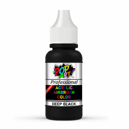 Deep Black Acrylic Airbrush Paint