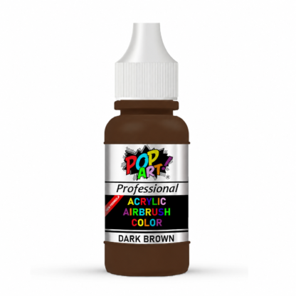 Dark Brown Acrylic Airbrush Paint