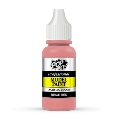 Beige Red Acrylic Model Paint