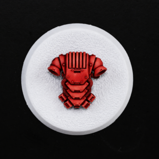 POP ART Blood Red Flow Shade contrast paint result on a detailed miniature