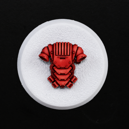 POP ART Blood Red Flow Shade contrast paint result on a detailed miniature