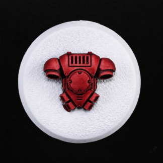 POP ART Crimson Red Flow Shade contrast paint result on a detailed miniature