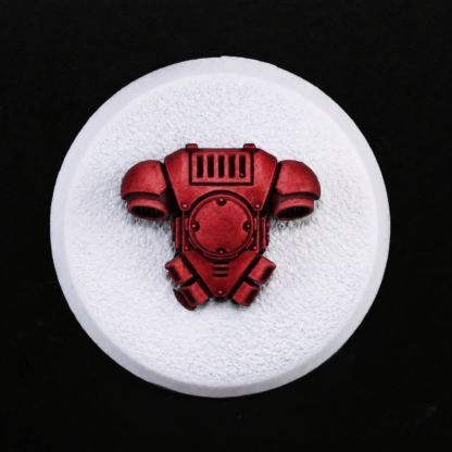 POP ART Crimson Red Flow Shade contrast paint result on a detailed miniature
