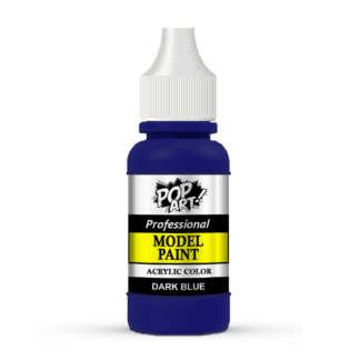 POP ART Deep Blue acrylic model paint for miniatures
