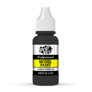 Deep Black Acrylic Model Paint