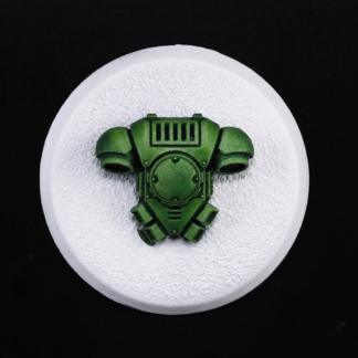 POP ART Dark Green Flow Shade contrast paint result on a detailed miniature