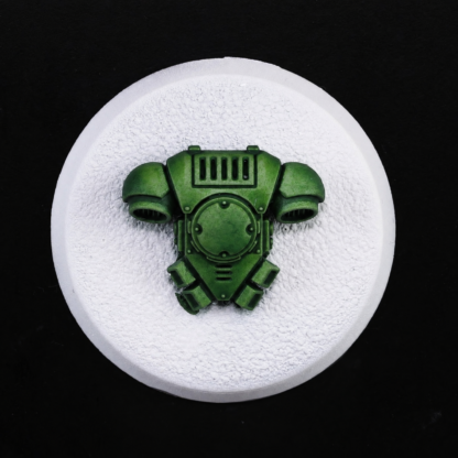 POP ART Dark Green Flow Shade contrast paint result on a detailed miniature
