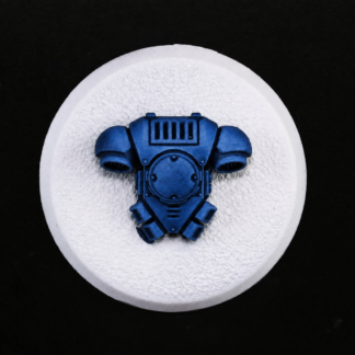 POP ART Deep Blue Flow Shade contrast paint result on a detailed miniature