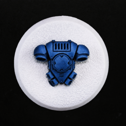 POP ART Deep Blue Flow Shade contrast paint result on a detailed miniature
