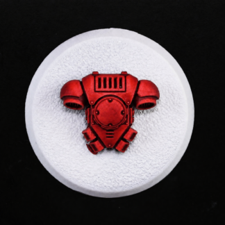 POP ART Hero Red Flow Shade contrast paint result on a detailed miniature