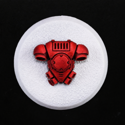 POP ART Hero Red Flow Shade contrast paint result on a detailed miniature