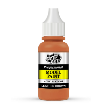 POP ART Leather Brown acrylic model paint for miniatures