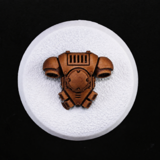 POP ART Leather Brown Flow Shade contrast paint result on a detailed miniature