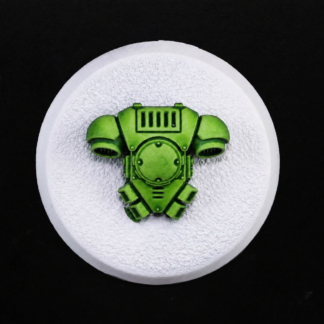 POP ART Light Green Flow Shade contrast paint result on a detailed miniature