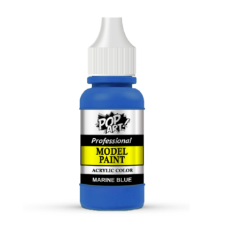ALT Text: POP ART Marine Blue acrylic model paint for miniatures