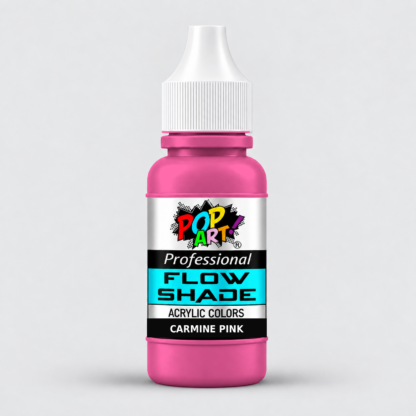 POP ART Carmine Pink Flow Shade Paint 30ml bottle