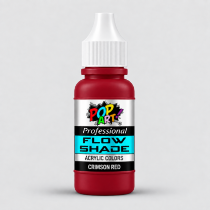 POP ART Crimson Red Flow Shade Paint 30ml bottle