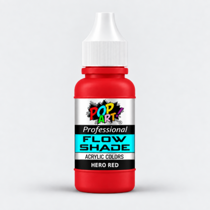 POP ART Hero Red Flow Shade Paint 30ml bottle