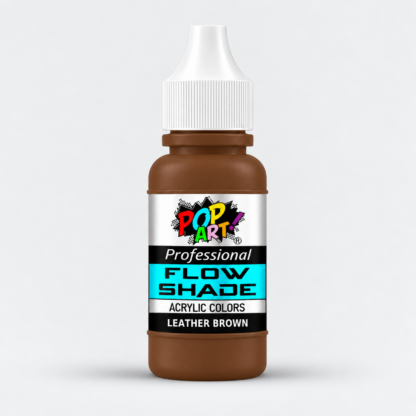 POP ART Leather Brown Flow Shade Paint 30ml bottle