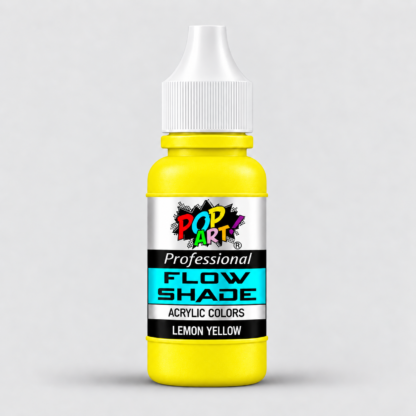 POP ART Lemon Yellow Flow Shade Paint 30ml bottle