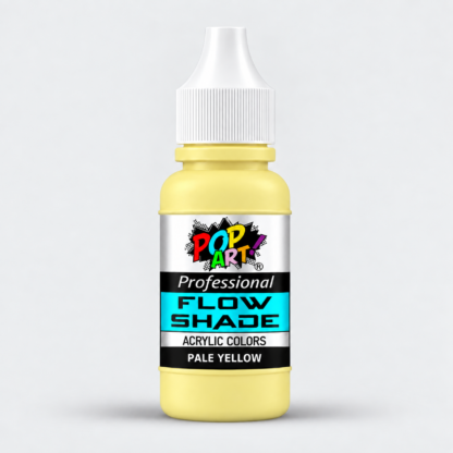 POP ART Pale Yellow Flow Shade Paint 30ml bottle