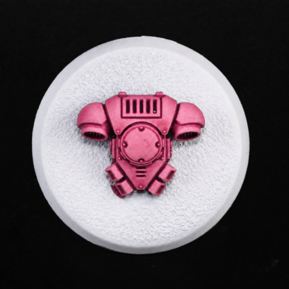 POP ART Pink Flow Shade contrast paint result on a detailed miniature