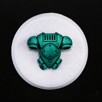 POP ART Viridian Flow Shade contrast paint result on a detailed miniature